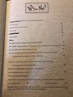 Menu photo 7 Wine Not Ormond Beach, FL