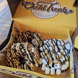 Snickers and smores donuts Snickers and smores donuts