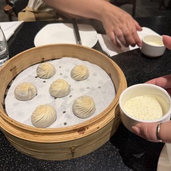 Din Tai Fung - Chocolate & Mochi Xiao Long Bao (6 each) - Taiwanese Near Me - Arcadia, California Din Tai Fung - Chocolate & Mochi Xiao Long Bao (6 each) - Taiwanese Near Me - Arcadia, California
