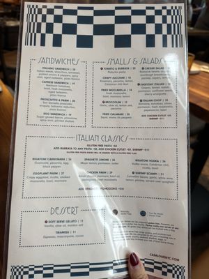 Menu photo 4 Casa Louie New York, NY