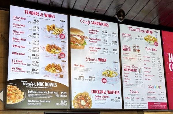 Menu photo 1 Slim Chickens Owasso, OK Menu photo 1 Slim Chickens Owasso, OK