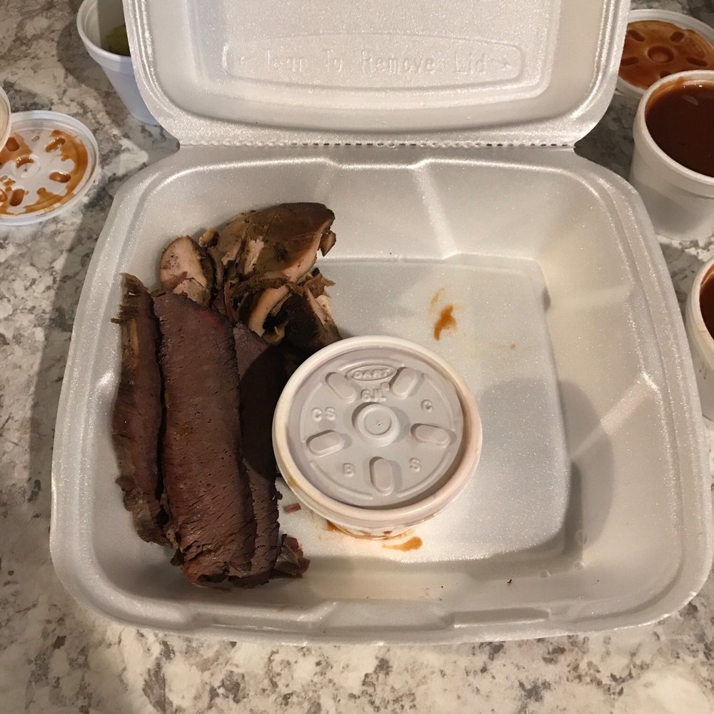 ows a meal in a styrofoam container ows a meal in a styrofoam container