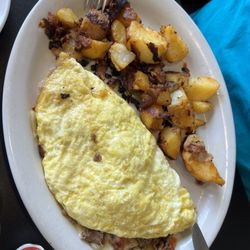 Philly steak omelette