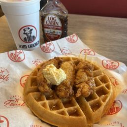Chicken and waffles