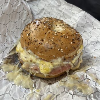 Jersey Oven - Pork Roll, Egg & Cheese on Everything Bagel - Bagels Near Me - Mt. Juliet, Tennessee