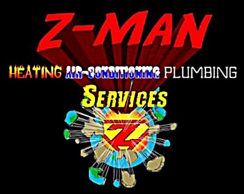 Z-Man Heating A-C Plumbing Services Logo