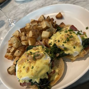 Birch + Bloom - Eggs Benedict that was quite possibly the best I've ever had! - Breakfast & Brunch Near Me - Charlottesville, Virginia