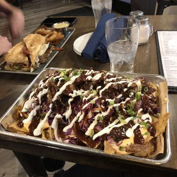Nobel House - Pulled pork nachos and cubano... delish! - New American Near Me - Glen Ellyn, Illinois Nobel House - Pulled pork nachos and cubano... delish! - New American Near Me - Glen Ellyn, Illinois