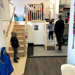 Park West Cooperative Nursery School - Play lofts in each classroom