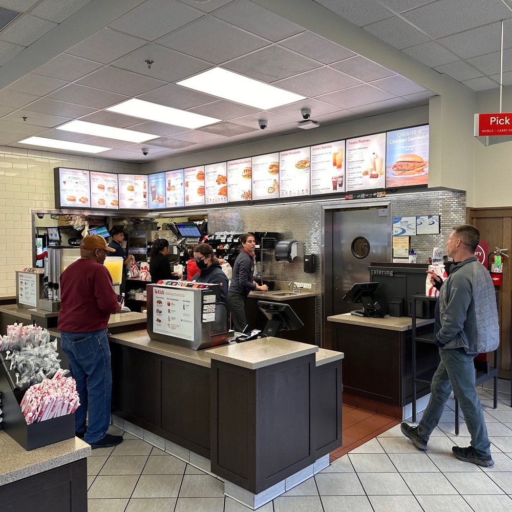 Chick-fil-A - Inside - Fast Food Near Me - Santa Rosa, California