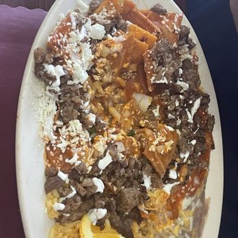 Lalo's Restaurant - Chilaquiles with carne asada - Mexican Near Me - Azusa, California Lalo's Restaurant - Chilaquiles with carne asada - Mexican Near Me - Azusa, California