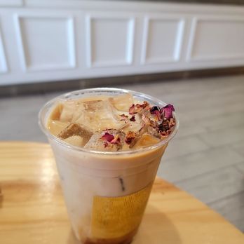 The Press Espresso - Rose Vanilla Iced Latte - Coffee & Tea Near Me - Temecula, California The Press Espresso - Rose Vanilla Iced Latte - Coffee & Tea Near Me - Temecula, California