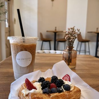 The Dwelling Coffee Shop - Spanish latte, berry pastry, and vibes - Coffee & Tea Near Me - San Dimas, California The Dwelling Coffee Shop - Spanish latte, berry pastry, and vibes - Coffee & Tea Near Me - San Dimas, California