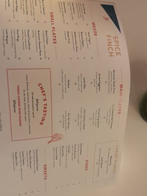 Menu photo 4 Spice Finch Philadelphia, PA