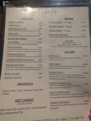 Menu photo 2 Elmo's Getzville, NY Menu photo 2 Elmo's Getzville, NY