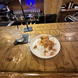 The Stone Cellar - Peach cobbler cheese cake