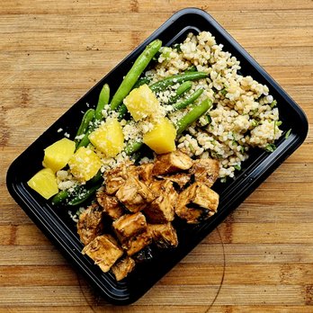 Elemental Fit Meals - chicken, rice, pineapple, and asparagus - Food Delivery Services Near Me Elemental Fit Meals - chicken, rice, pineapple, and asparagus - Food Delivery Services Near Me