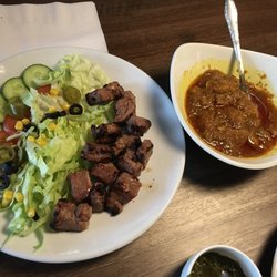 Maiwand Restaurant - Lamb kebab and lamb stew