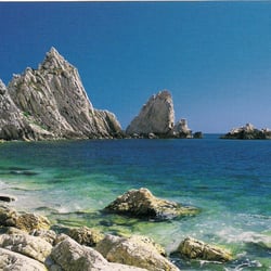Fortino Napoleonico - Le Due Sorelle Numana Ancona  Marche. the two sisters from conero coast marche region