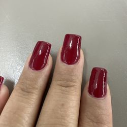 Tam Nails - Horrible job for $45, look at the bubbles and it's all uneven
