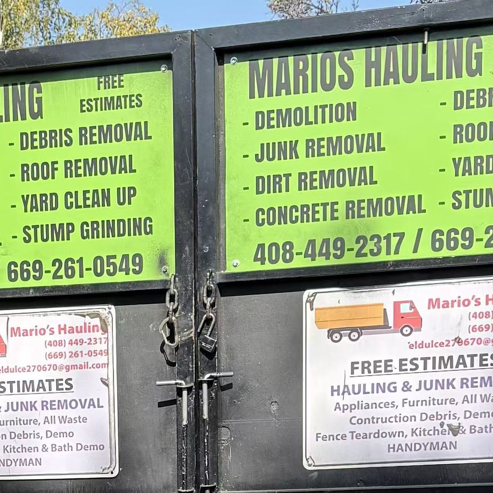 Mario’s Hauling - Mario truck - Junk Removal & Hauling Near Me Mario’s Hauling - Mario truck - Junk Removal & Hauling Near Me