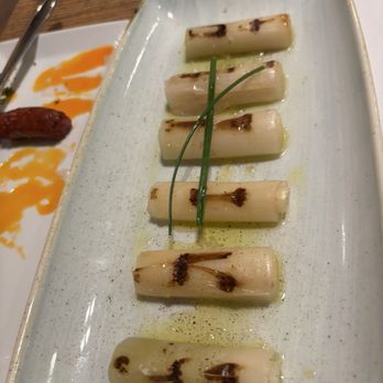 Irati Taverna Basca - Grilled leeks!!! - Tapas Bars Near Me - Barcelona, B Irati Taverna Basca - Grilled leeks!!! - Tapas Bars Near Me - Barcelona, B