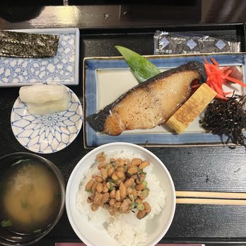 Yoshitsune Restaurant - Imperial Breakfast with Miso Butter fish - Japanese Near Me - Honolulu, Hawaii