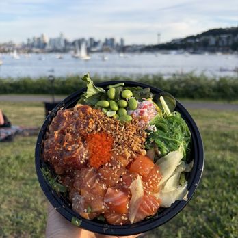 45th Stop N Shop & Poke Bar - Salmon spicy tuna - Convenience Stores Near Me - Seattle, Washington