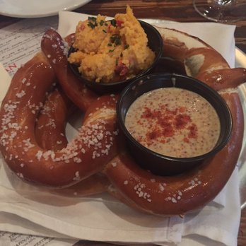 Brick Store Pub - Pretzel! Skip the pimento cheese- it tastes like feet. The mustard is killer tho...go for it - Pubs Near Me - Decatur, Georgia Brick Store Pub - Pretzel! Skip the pimento cheese- it tastes like feet. The mustard is killer tho...go for it - Pubs Near Me - Decatur, Georgia