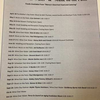 Blue Heron Vineyards - Entertainment schedule for 2022 - Wineries Near Me - Cannelton, Indiana Blue Heron Vineyards - Entertainment schedule for 2022 - Wineries Near Me - Cannelton, Indiana