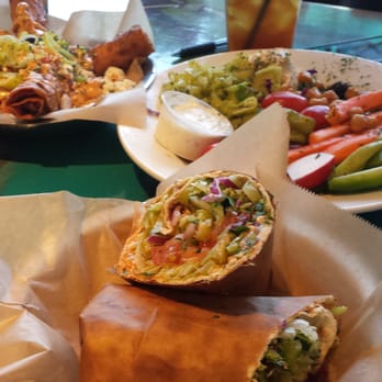 Spitz - Studio City - Salad, dolma and taquito with great iced tea. - Mediterranean Near Me - Studio City, California Spitz - Studio City - Salad, dolma and taquito with great iced tea. - Mediterranean Near Me - Studio City, California