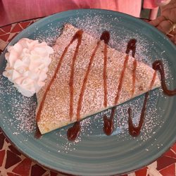 Brie and Pear crepe