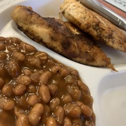 Southern BBQ - Baked beans were the best part of the meal