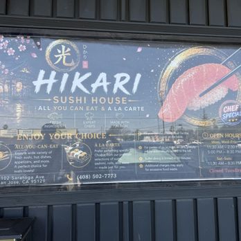 Hikari Sushi House - Sushi Bars Near Me - San Jose, California