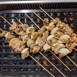 Family Sharing Food Pantry & Upscale Resale - I found a recipe for Chicken Souvlaki after reading about it in a book! It was fun to have the ingredients for that!