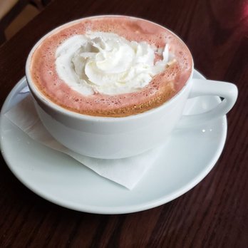 Teavolve - Dirty Red Dress. Red Velvet Tea with Espresso shot @Teavolve - Coffee & Tea Near Me - Baltimore, Maryland