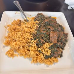 Taste Of West Africa - Stewed beef, it was so good! The flavors were so rich and went down so smooth. 100% recommend and will be back