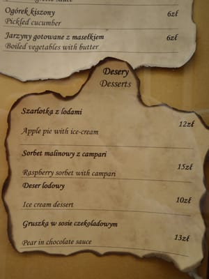 Menu photo 3 Bogdan Tałach Restauracja Bohema Kraków, MA