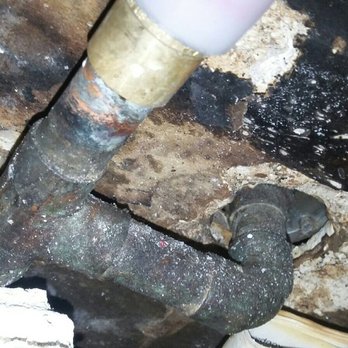 Ameriserve Repiping - Galvanized piping left after repipe - Plumbing Near Me - Northridge, California
