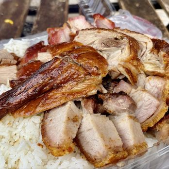 Ton Kiang Barbeque Noodle House - 3 meat plate ($14.50) Plenty for 3 people - Barbeque Near Me - Seattle, Washington Ton Kiang Barbeque Noodle House - 3 meat plate ($14.50) Plenty for 3 people - Barbeque Near Me - Seattle, Washington