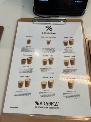 Menu photo 1 % Arabica Brooklyn, NY