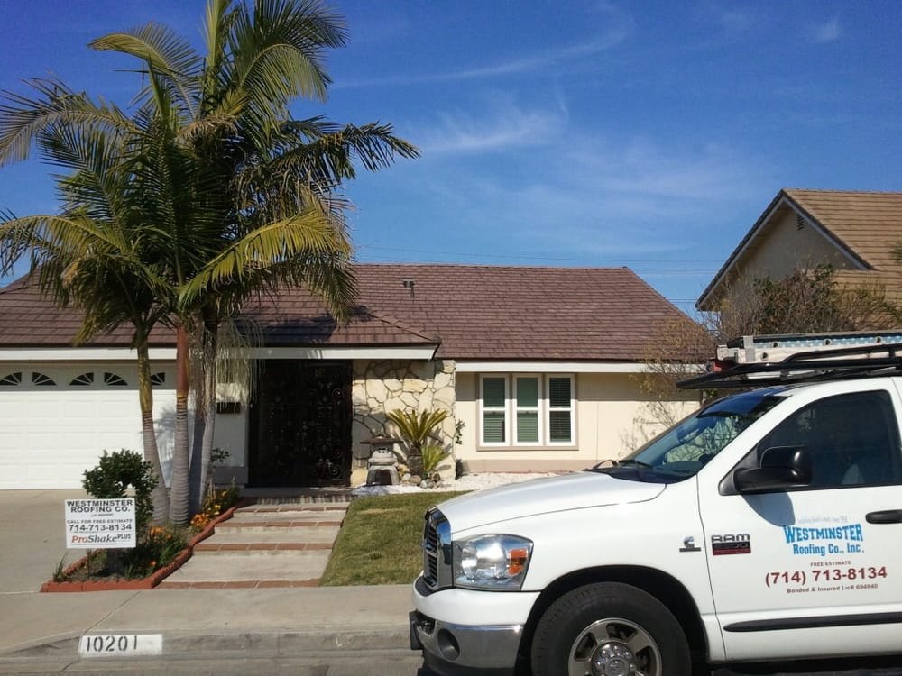 Slide of Westminster Roofing