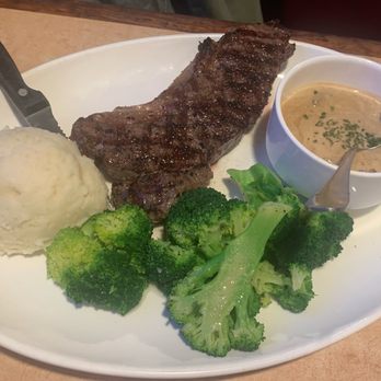Studio Diner - This was my son's steak.  He emptied his plate it was so good! - American Near Me - San Diego, California
