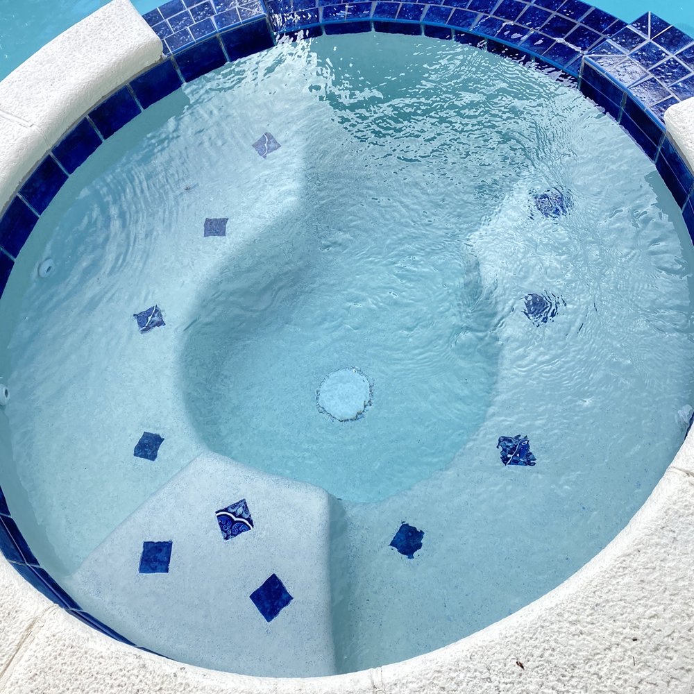 Pools R Us - Creative spa target tiles. Take a close look at the stylish design pattern. - Pool & Hot Tub Service Near Me - Las Vegas, Nevada Pools R Us - Creative spa target tiles. Take a close look at the stylish design pattern. - Pool & Hot Tub Service Near Me - Las Vegas, Nevada