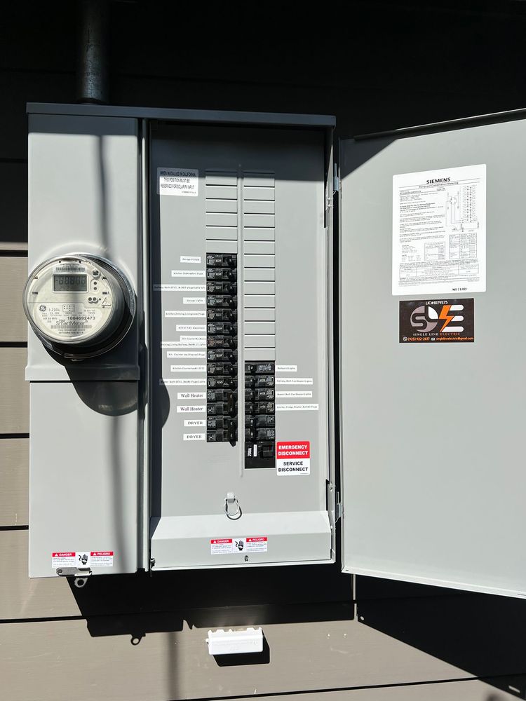 Slide of Single Line Electric