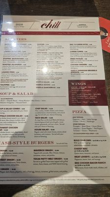 Menu photo 2 Chill Grapevine Grapevine, TX
