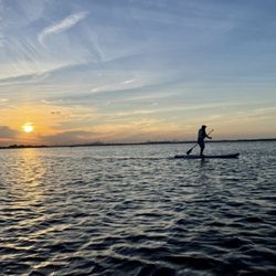 Surf Skate Fitness - Sunset paddle experience.