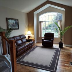 Daniel's Touch - Living room refresh with accented vault on box-out window