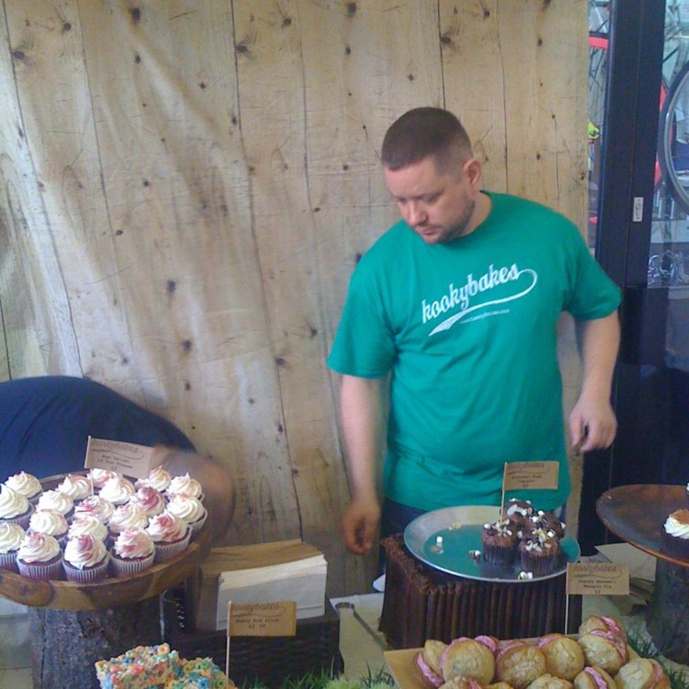 Kooky Bakes - One of the guys who run the stall at Brick Lane - Farmers Market Near Me - London, XGL