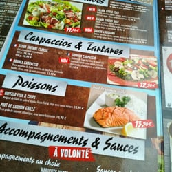 Buffalo Grill - Carte !